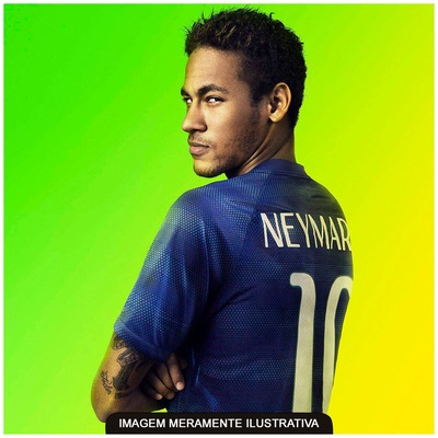Camisa  do Brasil Azul Nike Torcedor 2014 s/n°- Masculina - Foto 6