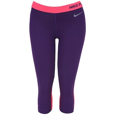 Calça Legging Capri Nike Pro Hipercool - Feminina - Foto 3