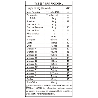 VO2 Protein Bar Integralmédica - Cookies e Creme - Caixa com 12 Unidades - 30g cada - Foto 2
