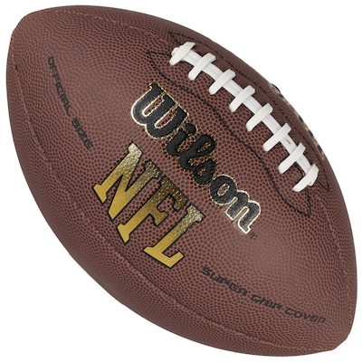 Bola de Futebol Americano Wilson NFL Super Grip Cover - Foto 1