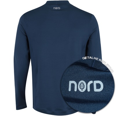 Camisa Térmica Segunda Pele Manga Longa Nord Outdoor Under Confort - Masculina - Foto 5