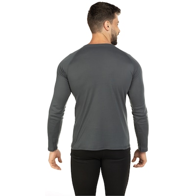 Camisa Segunda Pele Manga Longa Nord Outdoor Under Basic - Masculina - Foto 3