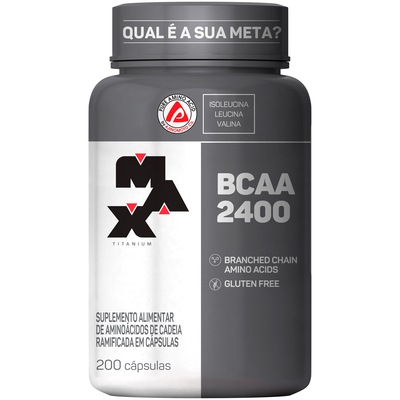 Bcaa 2400 200 Cáps - Max Titanium - Foto 1