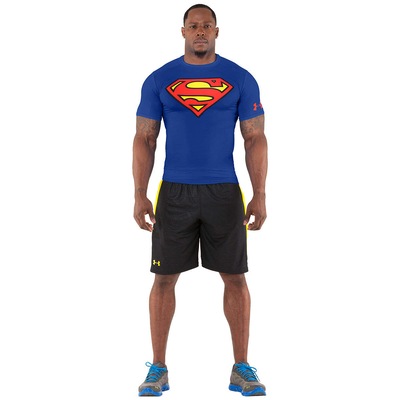 Camiseta de Compressão Under Armour Superman - Masculina - Foto 2