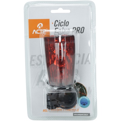 Lanterna para Bike Acte Sports Pro A34 com Ciclo Faixa Virtual e Pisca - Foto 1