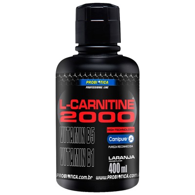L-Carnitina Probiótica L-Carnitine 2000 - Laranja - 400ml - Foto 1