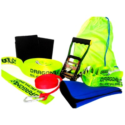 Kit Slackline Básico Dragon 15 Metros - Foto 2