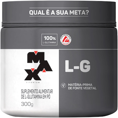Glutamina Max Titanium L-G - 300g - Foto 1
