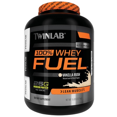 Whey Protein Fuel – 2,27 kg – Sabor Baunilha – Twinlab - Foto 1