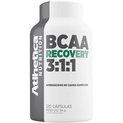 BCAA Atlhetica Recovery 3:1:1 - 120 Cápsulas - Foto 1