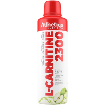 L-Carnitine 2300 Atlhetica - Maça Verde - 480ml - Foto 1