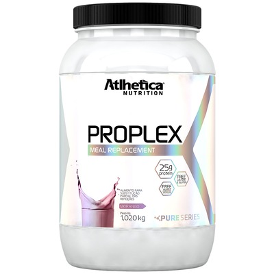 Shake Atlhetica Proplex Rodolfo Peres - Morango - 1,02 Kg - Foto 1