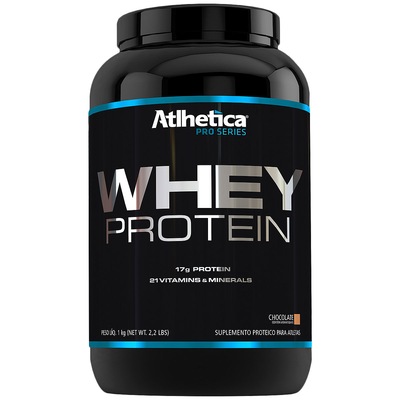 Whey Protein Atlhetica Pro Series - Chocolate - 1Kg - Foto 1