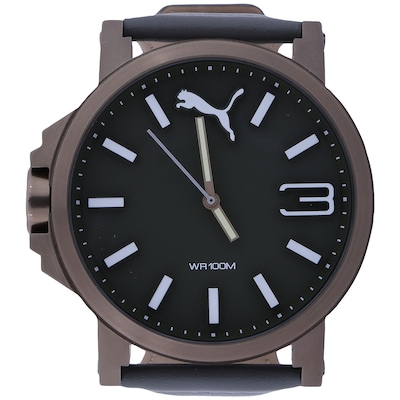 Relógio Masculino Analógico Puma 96216GP com Pulseira em Couro - Foto 3