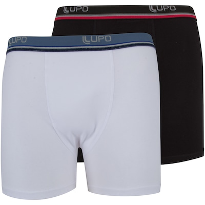 Kit de Cueca Boxer Lupo com 2 Unidades - Adulto - Foto 3