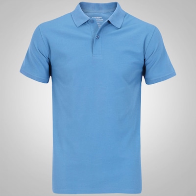 Camisa Polo Oxer Básica Terry - Masculina - Foto 1