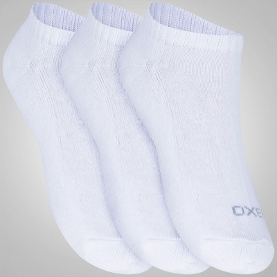 Kit de Meias Sapatilha Oxer com 3 Pares - 34 a 38 - Adulto - Foto 3