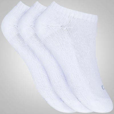 Kit de Meias Sapatilha Oxer com 3 Pares - 34 a 38 - Adulto - Foto 1