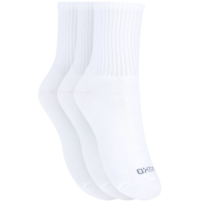 Meia Oxer Cano Longo Kit com 3 Pares 39-44 - Adulto - Foto 3