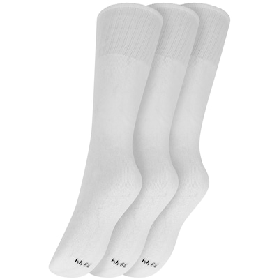 Kit de Meias Cano Alto Oxer com 3 Pares - 39 a 44 - Adulto - Foto 1