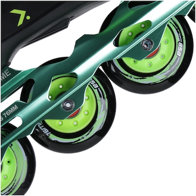 Patins Oxer Freestyle - In Line - Freestyle / Slalom - ABEC 9 - Base de Alumínio - Foto 4