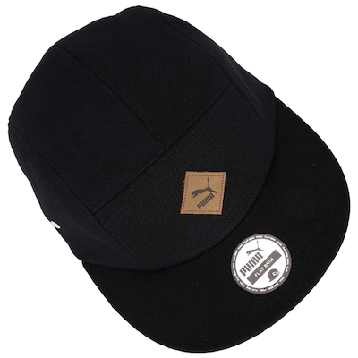 Boné Aba Reta Puma Fabric - Strapback - 5 Panel - Adulto - Foto 4