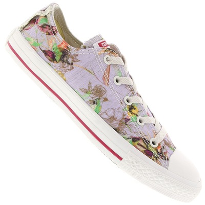 Tênis Converse All Star CT AS Flowers OX - Infantil - Foto 1