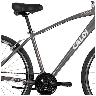 Bicicleta Caloi 700 - Aro Parede Dupla - Câmbio Traseiro Shimano - 21 Marchas - Foto 4