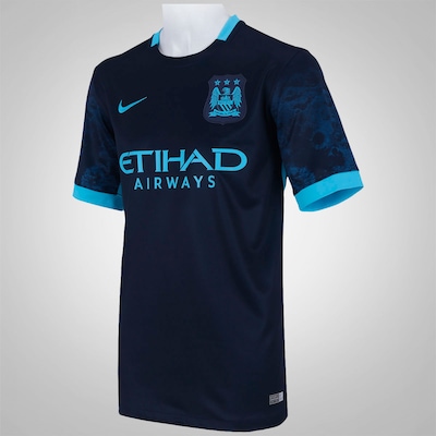 Camisa Manchester City II 15/16 Nike - Masculina - Foto 3
