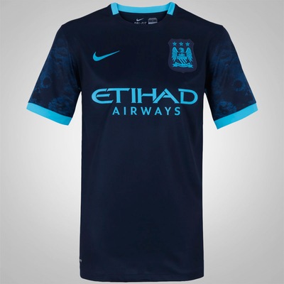 Camisa Manchester City II 15/16 Nike - Masculina - Foto 1