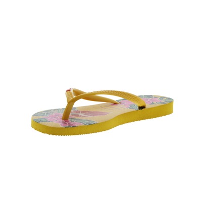 Chinelo Havainas Slim Floral 16 - Feminino - Foto 5