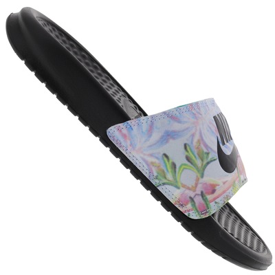 Chinelo Nike Benassi JDI Print - Slide - Feminino - Foto 2