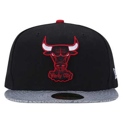 Boné Aba Reta New Era Chicago Bulls - Fechado - Adulto - Foto 1