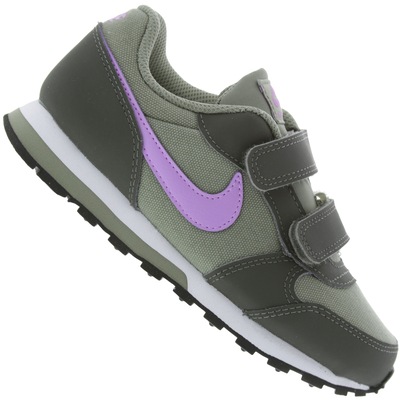 Tênis sem Cadarço Nike MD Runner 2 com Duas Tiras em Velcro - Infantil - Foto 1