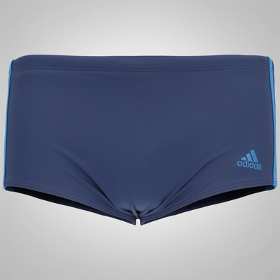 Sunga com Proteção Solar UV adidas 3S Infinitex Lateral Larga - Adulto - Foto 3