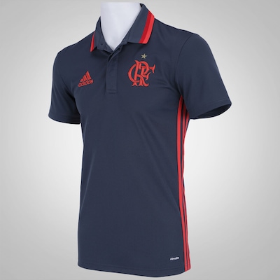 Camisa Polo do Flamengo adidas 2016 - Masculina - Foto 3