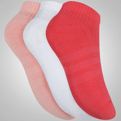 Kit de Meias adidas Liner Cushion 3S com 3 Pares - Adulto - Foto 2
