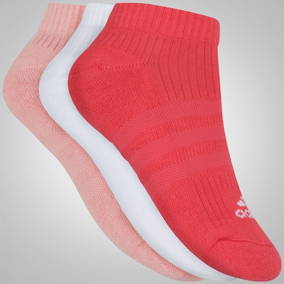 Kit de Meias adidas Liner Cushion 3S com 3 Pares - Adulto - Foto 1