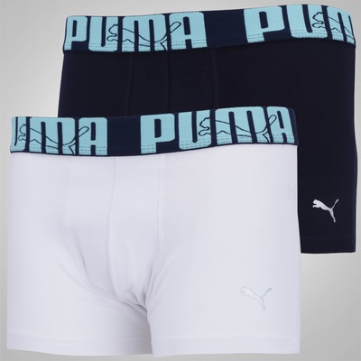 Kit de Cueca Boxer Puma Active PU109 com 2 unidades - Adulto - Foto 1
