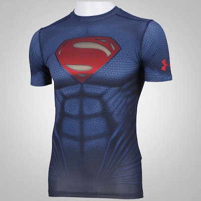 Camiseta de Compressão Under Armour Superman - Masculina - Foto 3