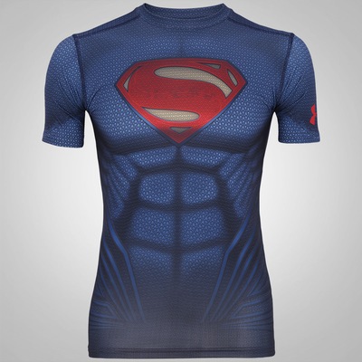 Camiseta de Compressão Under Armour Superman - Masculina - Foto 1