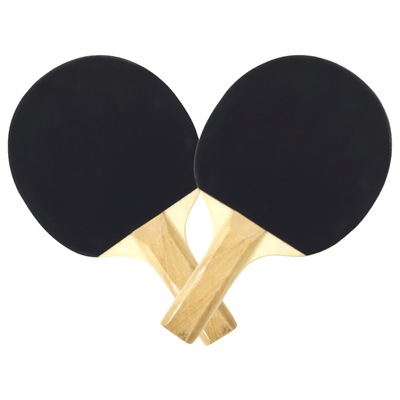 Kit de Tênis de Mesa Belfix com 3 Bolinhas + Rede + 2 Raquetes - Foto 2