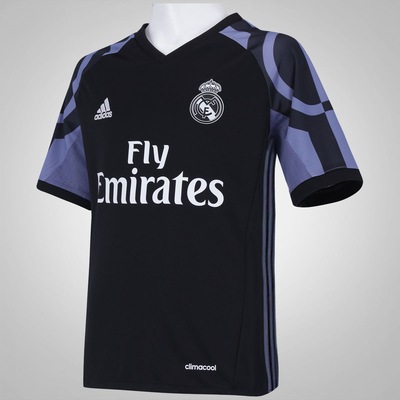 Camisa Real Madrid III 16/17 adidas - Infantil - Foto 3
