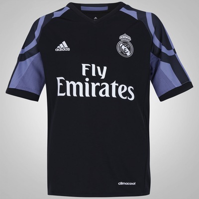 Camisa Real Madrid III 16/17 adidas - Infantil - Foto 1