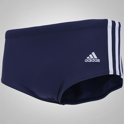 Sunga adidas Lateral Média 3S - Adulto - Foto 1