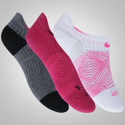 Kit de Meia Nike Dri-Fit Graphic 2 com 3 Pares - Feminino - Foto 1