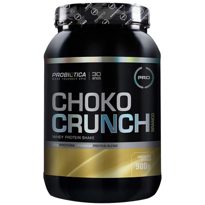 Shake Probiótica Choko Crunch Protein - Chocolate Branco - 900g - Foto 1