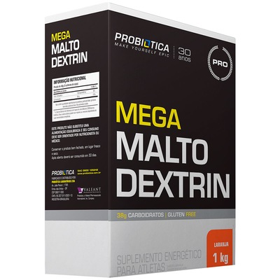 Maltodesxtrina Probiótica Mega Malto Dextrin - Laranja - 1 Kg - Foto 1
