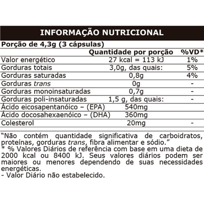 Ômega 3 Probiótica 1000mg - 100 Cápsulas - Foto 2