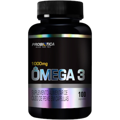 Ômega 3 Probiótica 1000mg - 100 Cápsulas - Foto 1